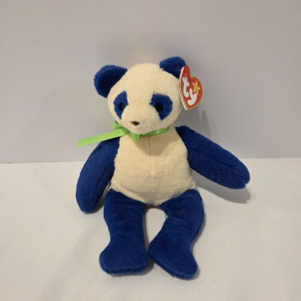 Ty Beanie Baby - DOMINO the Panda Bear 30th Anniversary LIMITED EDITION